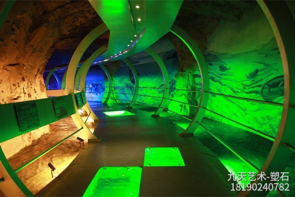 西峡博物馆时空隧道化石展厅