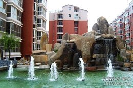 水泥直塑喷泉景观