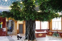 室内人工仿真树生态景观
